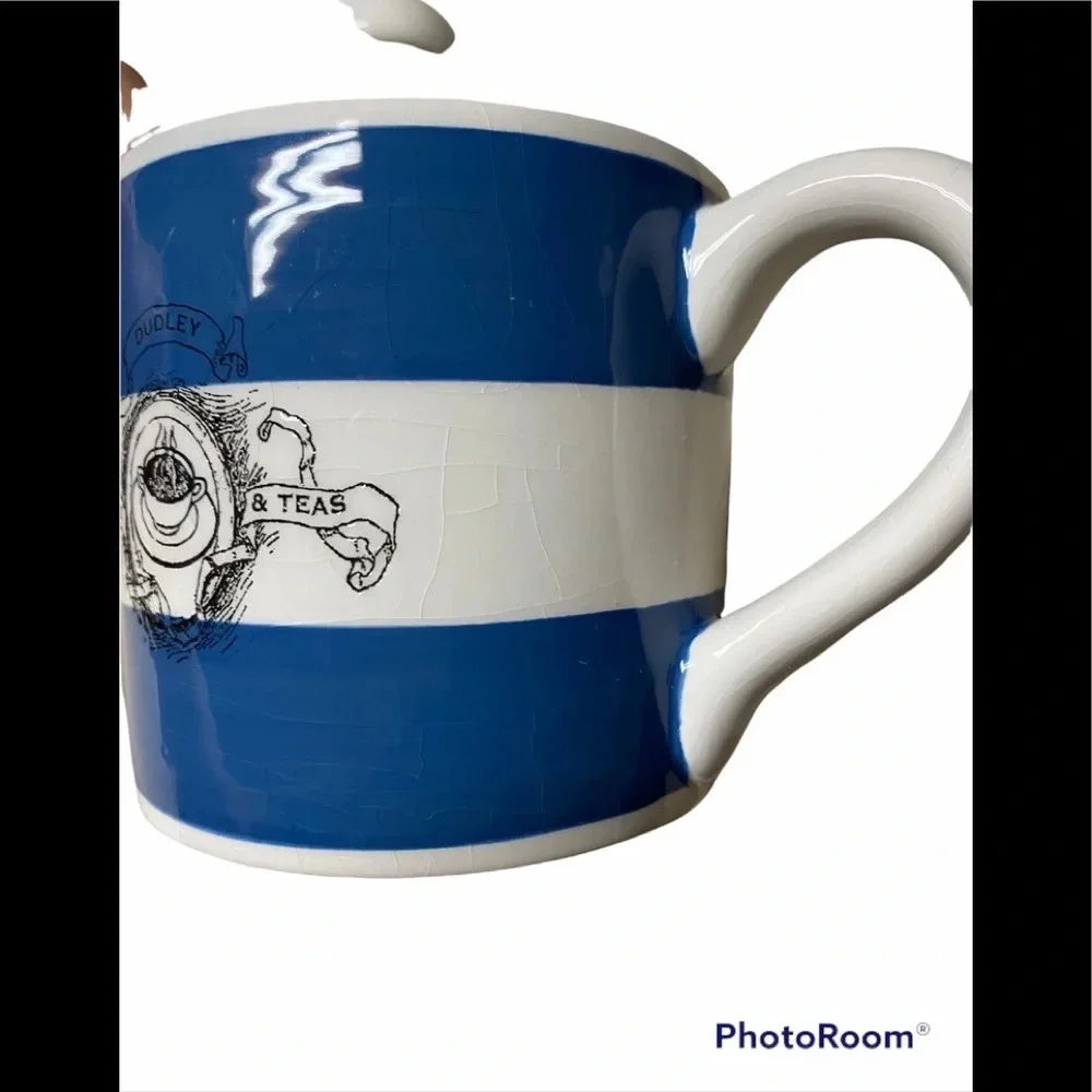 Williams-Sonoma Blue and White Coffee Mugs